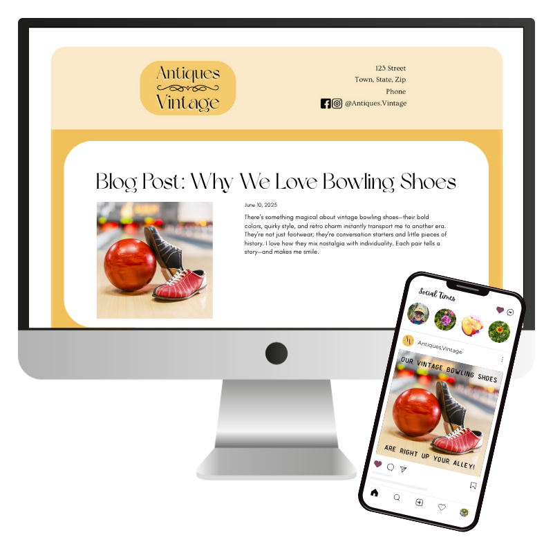 Your Small Business Needs Social Media and a Website Working Together